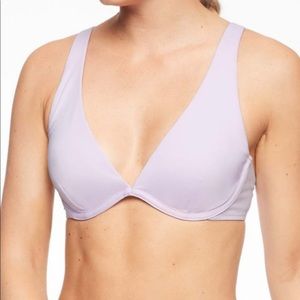 36 D/DD Athleta Bra Cup Plunge Bikini Top